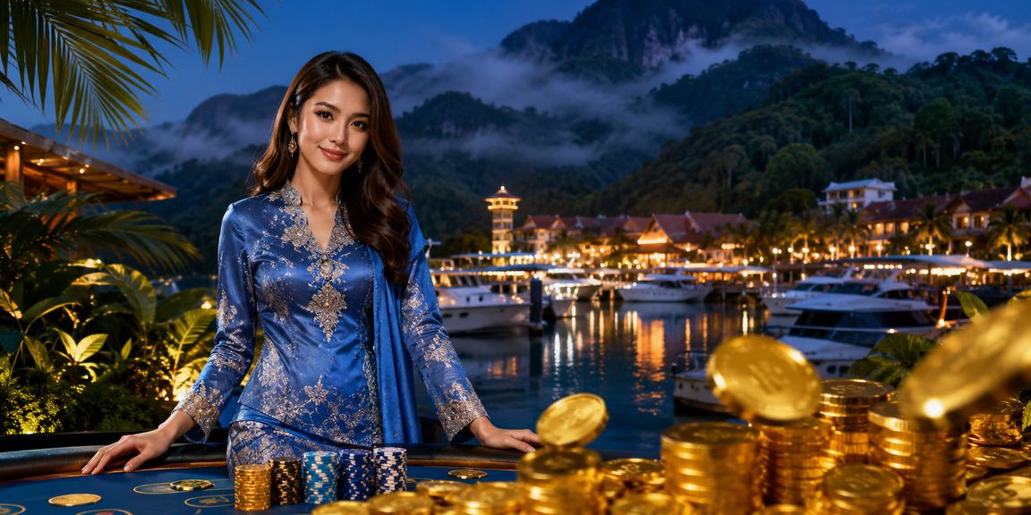 Pengguna wanita di Langkawi menerima cashback dan menguruskan transaksi dalam Ringgit Malaysia di 342